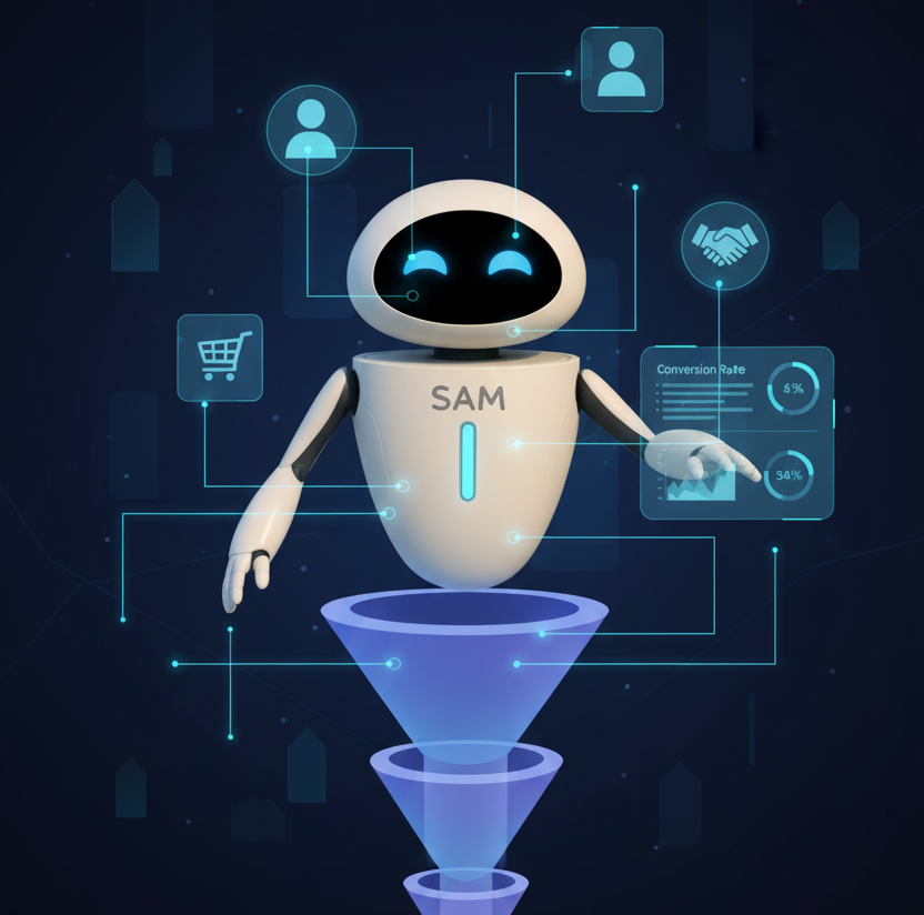 Agente de Ventas IA automatizando un embudo de ventas